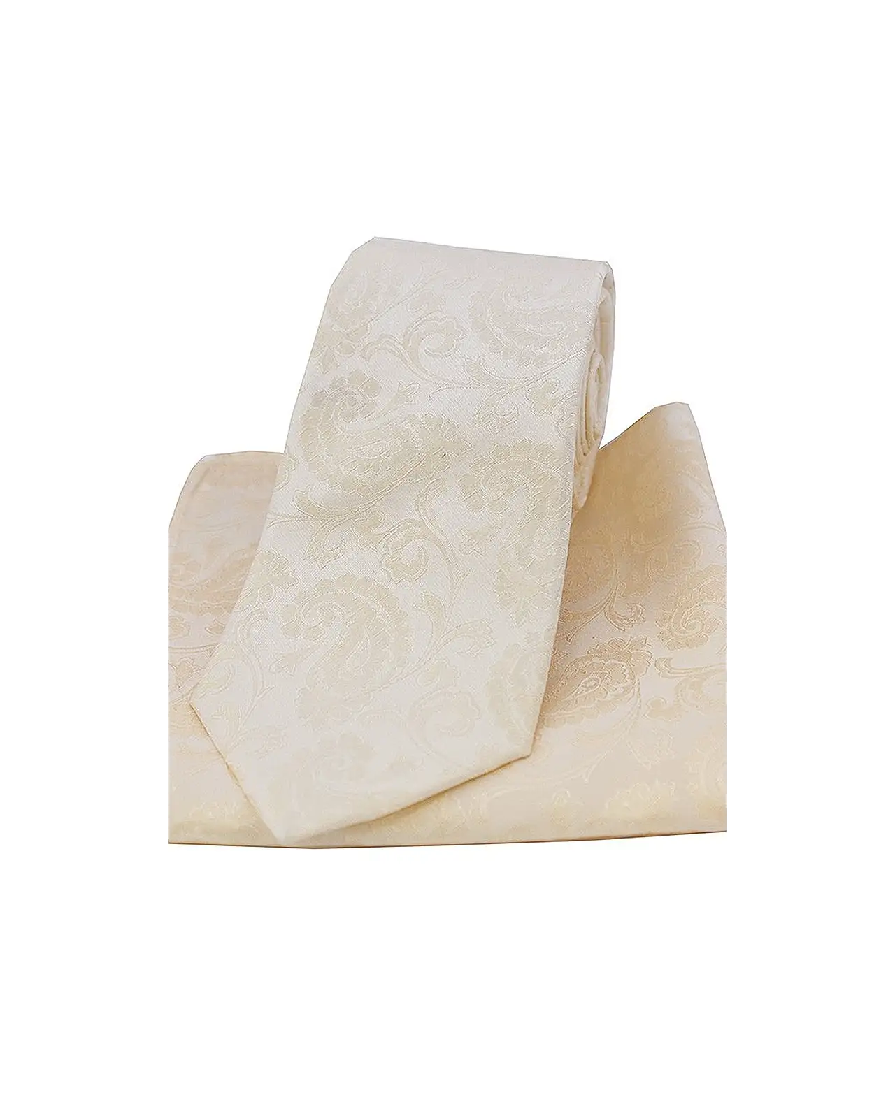 Silk Hankies Soprano Ties Soprano Ivory Paisley Silk Tie And Pocket Square £34.00