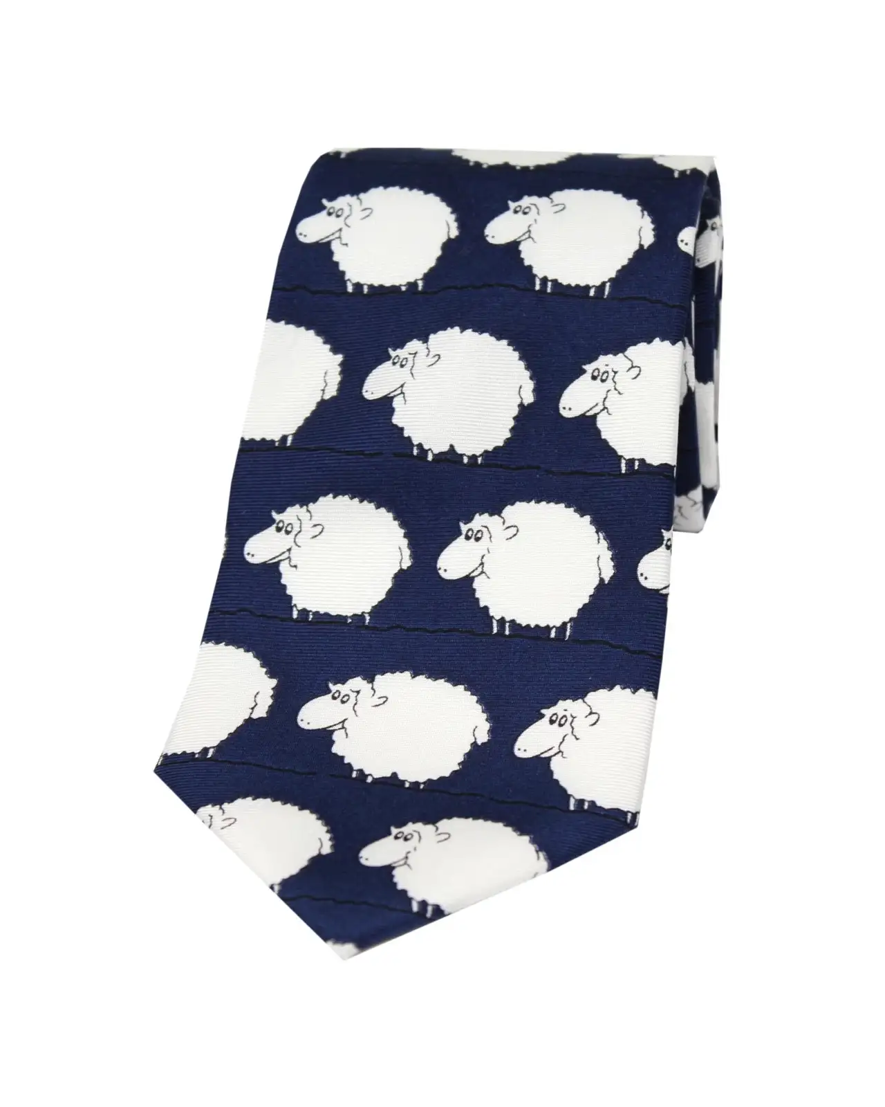 Silk Ties Soprano Ties Soprano Black Sheep Of The Family On Blue Ground Country Silk Tie £26.00