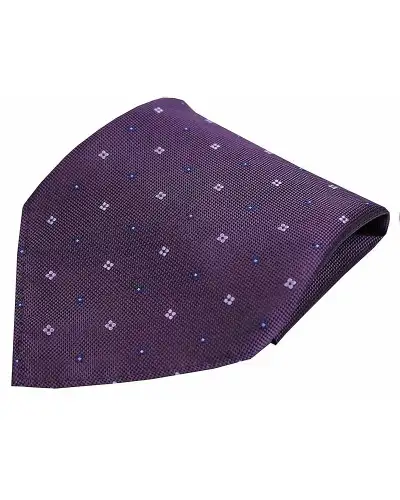 Pocket Square Soprano Ties Soprano Small Flowers Purple Silk Pocket Square £8.00