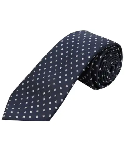 Polyester Ties Soprano Ties Soprano Navy With Small Flowers Polyester Tie £15.00