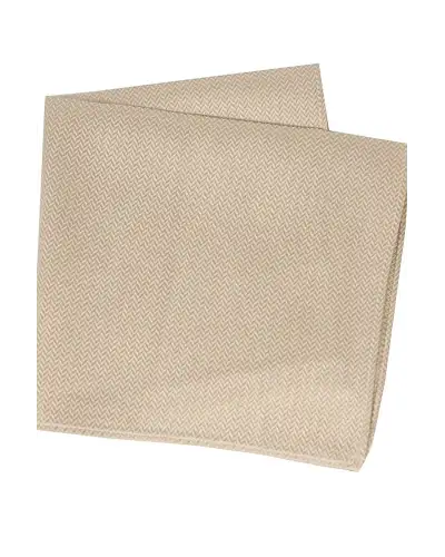 Silk Hankies Soprano Ties Soprano Camel Herringbone Silk Hanky £15.00