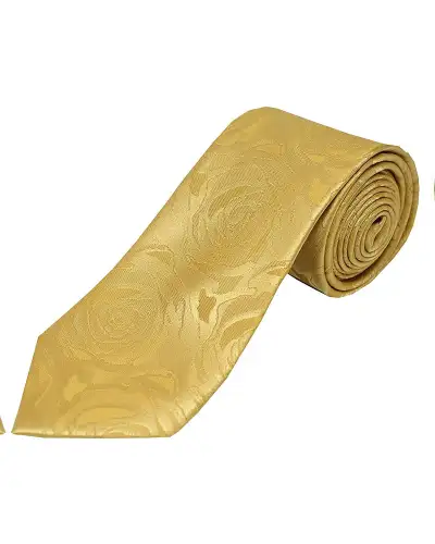 Silk Ties Soprano Ties Soprano Gold Rose Wedding Silk Tie £20.00