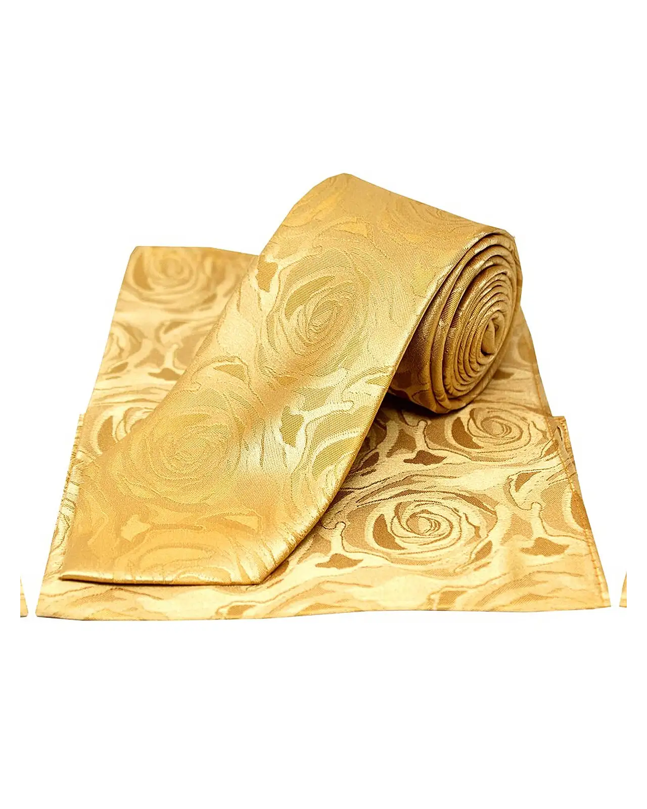 Pocket Square Soprano Ties Soprano Gold Rose Wedding Matching Silk Tie And Pocket Square £23.00