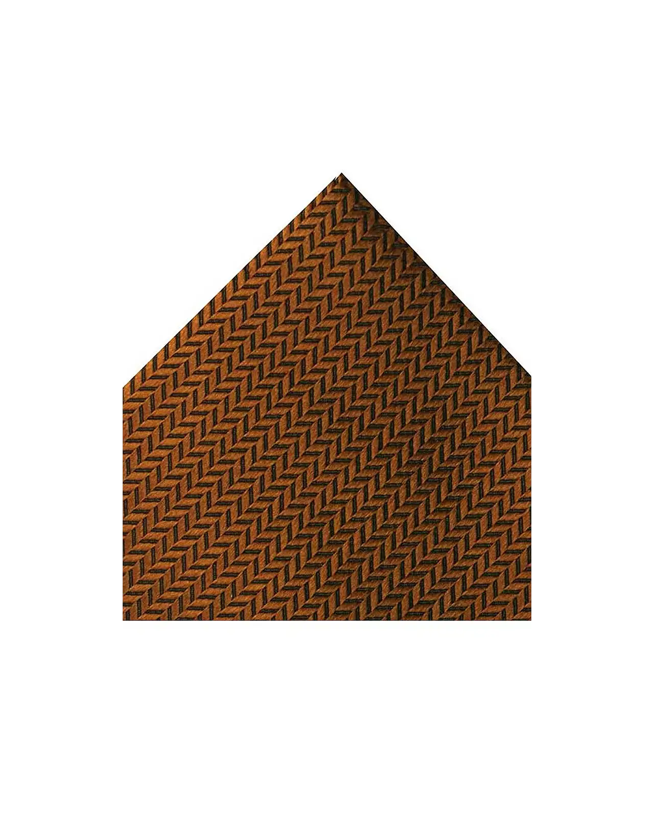 Silk Hankies Soprano Ties Soprano Copper Herringbone Silk Hanky £15.00