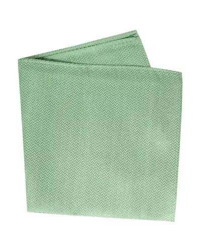 Silk Hankies Soprano Ties Soprano Mint Herringbone Silk Hanky £15.00