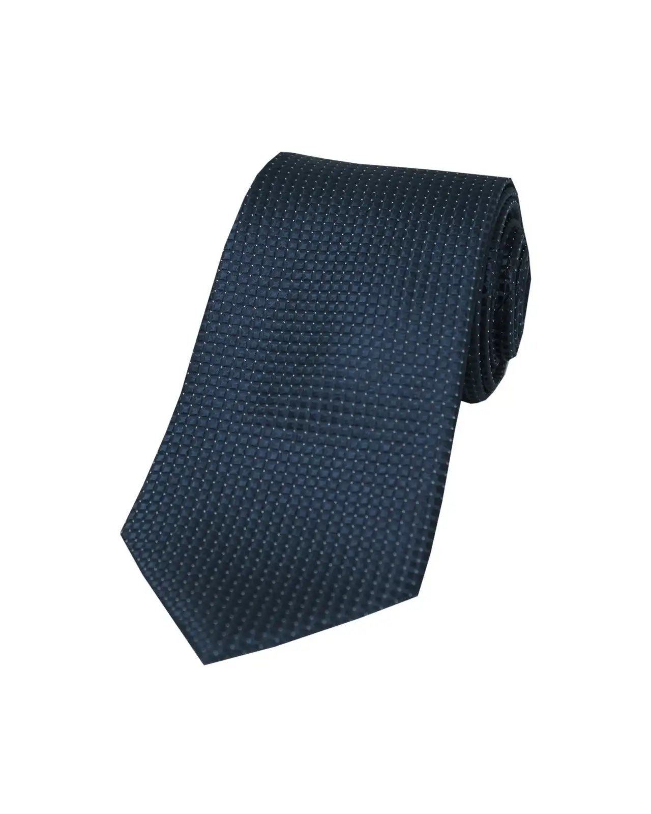 Silk Ties Soprano Ties Soprano Navy Plain Box Weave Woven Silk Tie £24.00