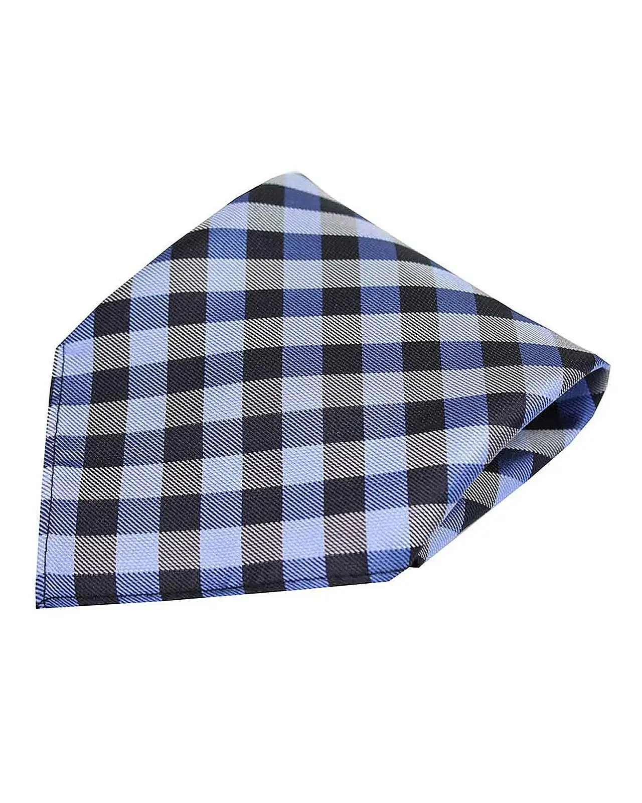 Pocket Square Soprano Ties Soprano Blue Checked Pattern Silk Pocket Square £9.00