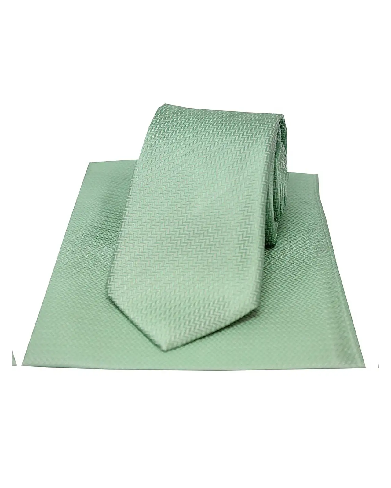 Silk Hankies Soprano Ties Soprano Mint Herringbone Silk Tie And Hanky Set £34.00