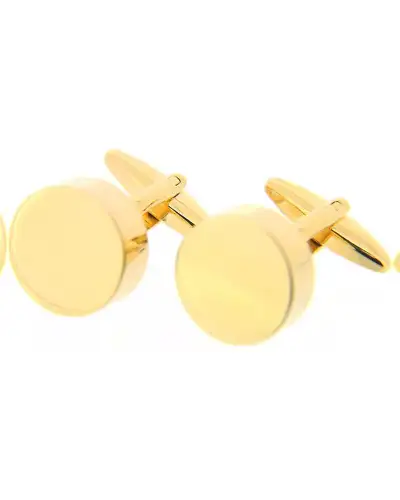 Cufflinks Soprano Ties Soprano Gold Coloured Round Cufflinks With Swivel Fitting £20.00