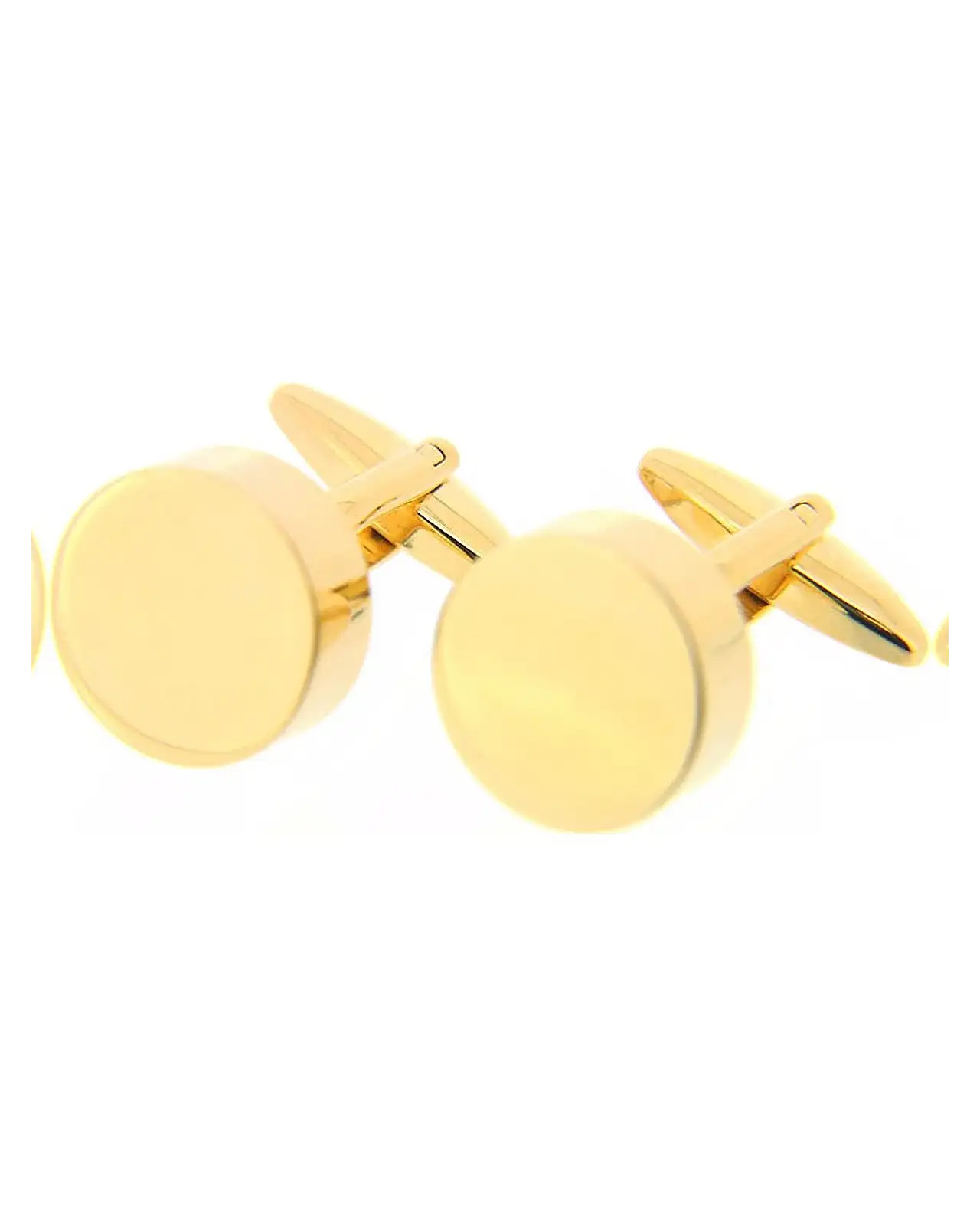 Cufflinks Soprano Ties Soprano Gold Coloured Round Cufflinks With Swivel Fitting £20.00