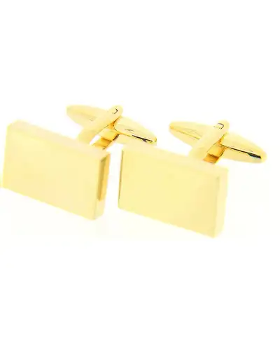Cufflinks Soprano Ties Soprano Gold Coloured Rectangular Cufflinks With Swivel Fitting £20.00