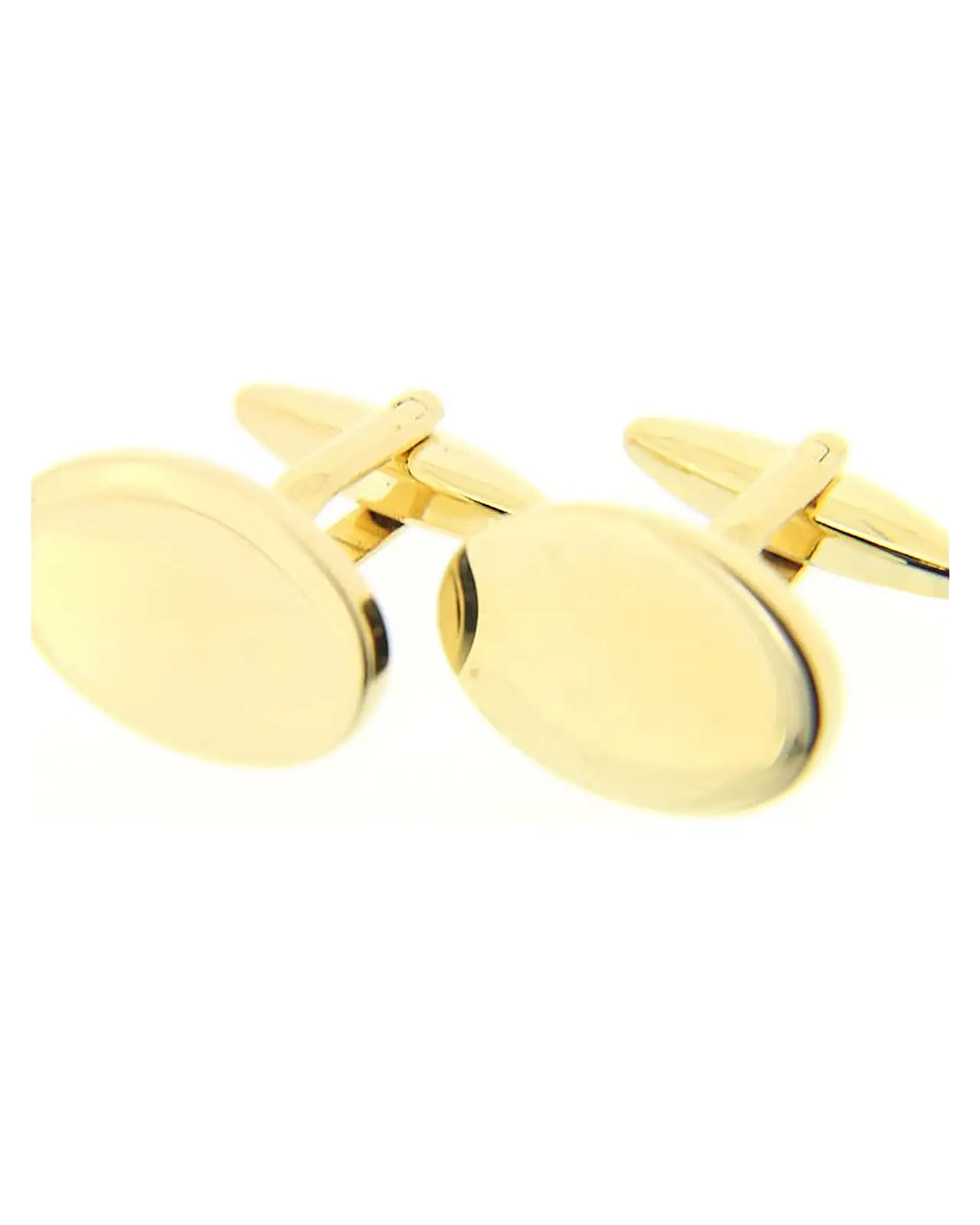 Cufflinks Soprano Ties Soprano Gold Coloured Oval Cufflinks With Swivel Fitting £20.00