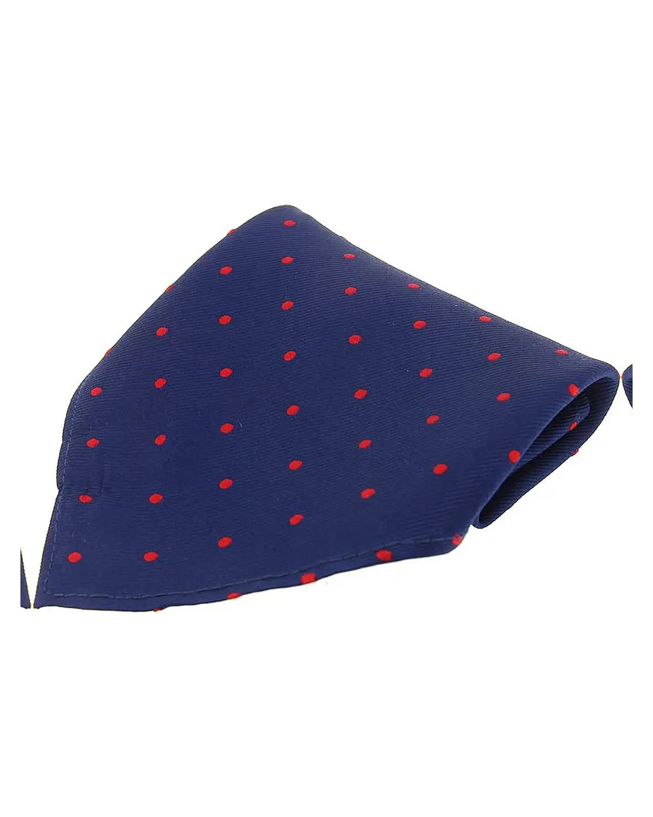 Pocket Square Soprano Ties Soprano Navy With Red Polka Dots Mens Silk Pocket Square £15.00