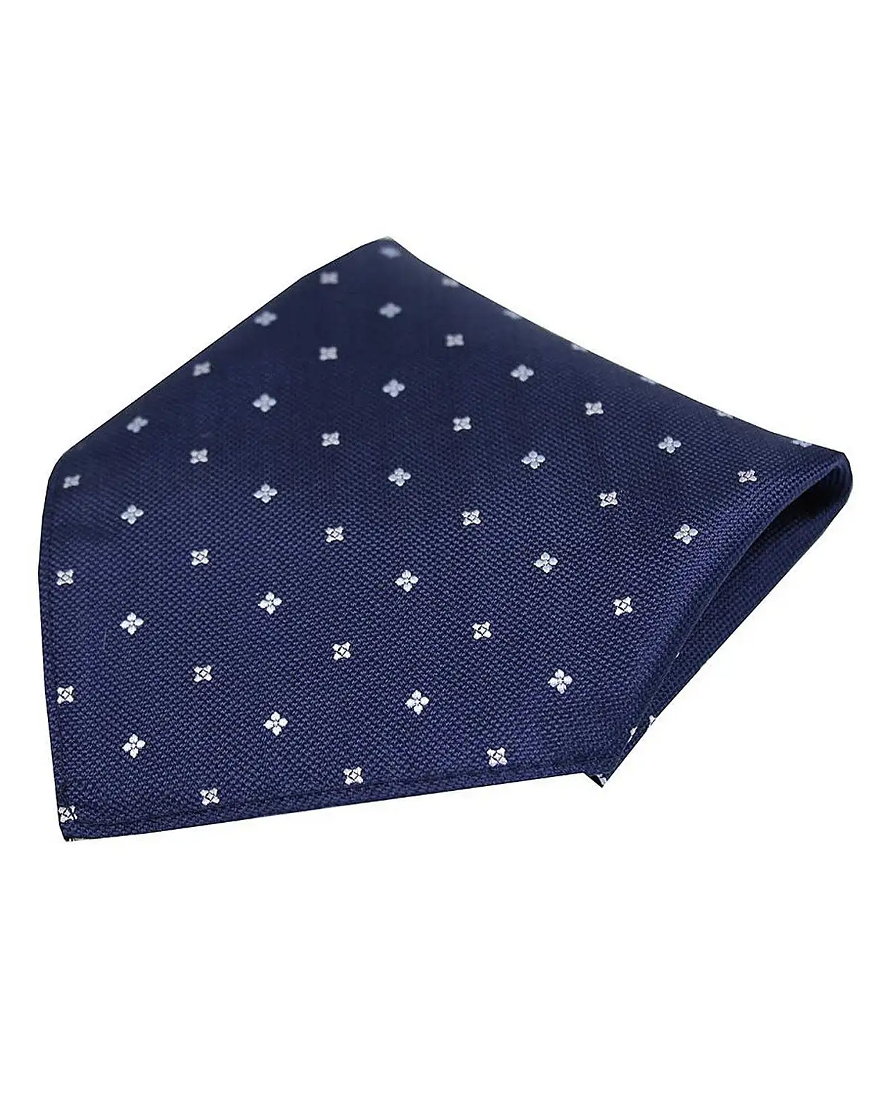 Pocket Square Soprano Ties Soprano Small Flowers Navy Silk Pocket Square £15.00