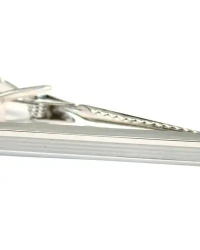 Cufflinks Soprano Ties Soprano Brushed Silver Coloured Grill Tie Bar For Slim Ties £18.00