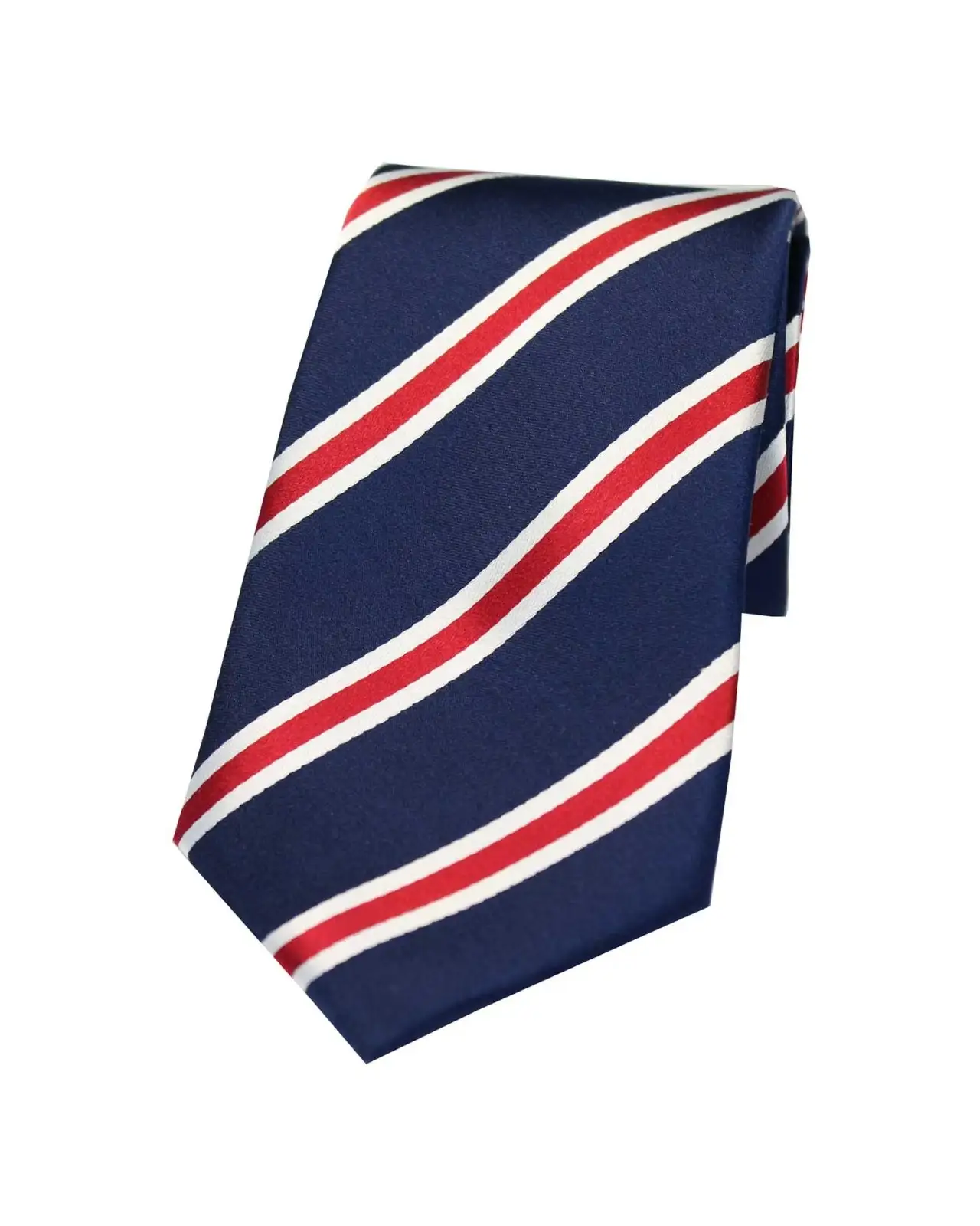 Silk Ties Soprano Ties Soprano Royal Blue With Red White Stripes Silk Tie £24.00