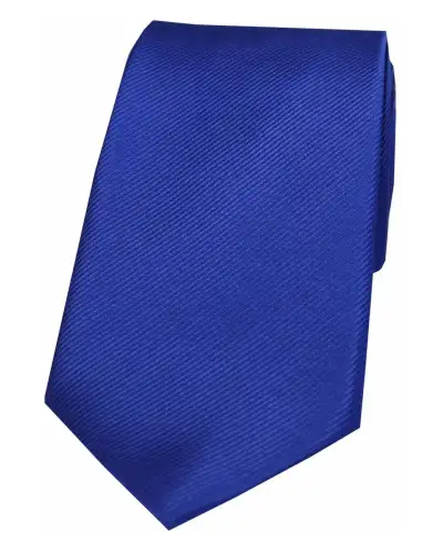 Silk Ties Soprano Ties Soprano Royal Blue Diagonal Ribbed Plain Silk Tie £18.00