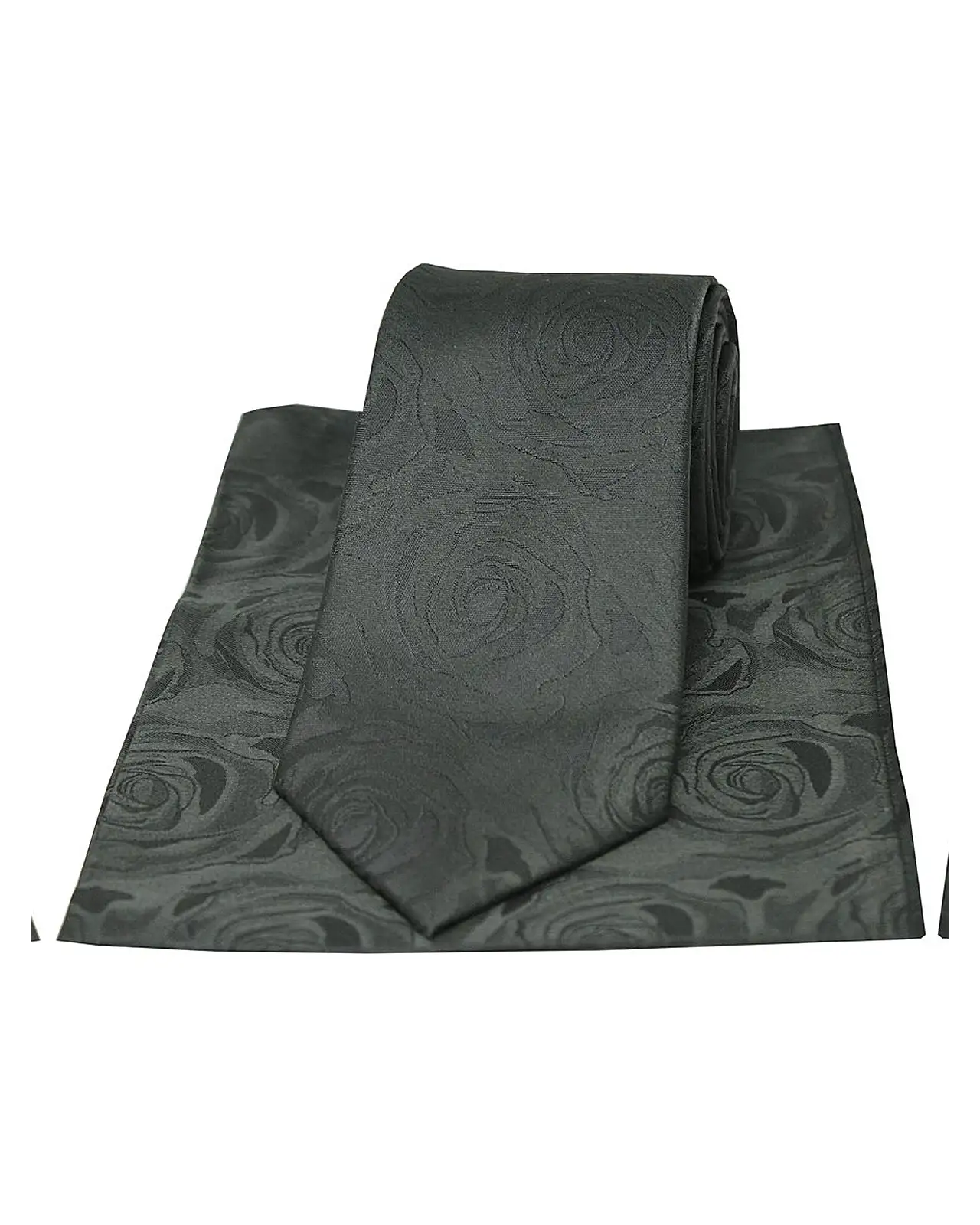 Pocket Square Soprano Ties Soprano Grey Rose Wedding Matching Silk Tie And Pocket Square £23.00