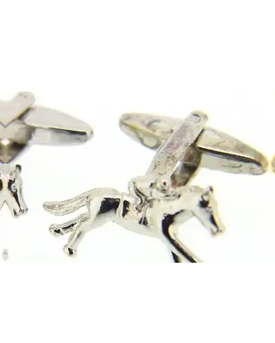Cufflinks Soprano Ties Soprano Horse And Jockey Silver Colour Cufflinks £23.00