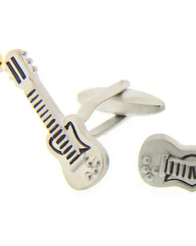 Cufflinks Soprano Ties Soprano Guitar Silver Colour Cufflinks £20.00