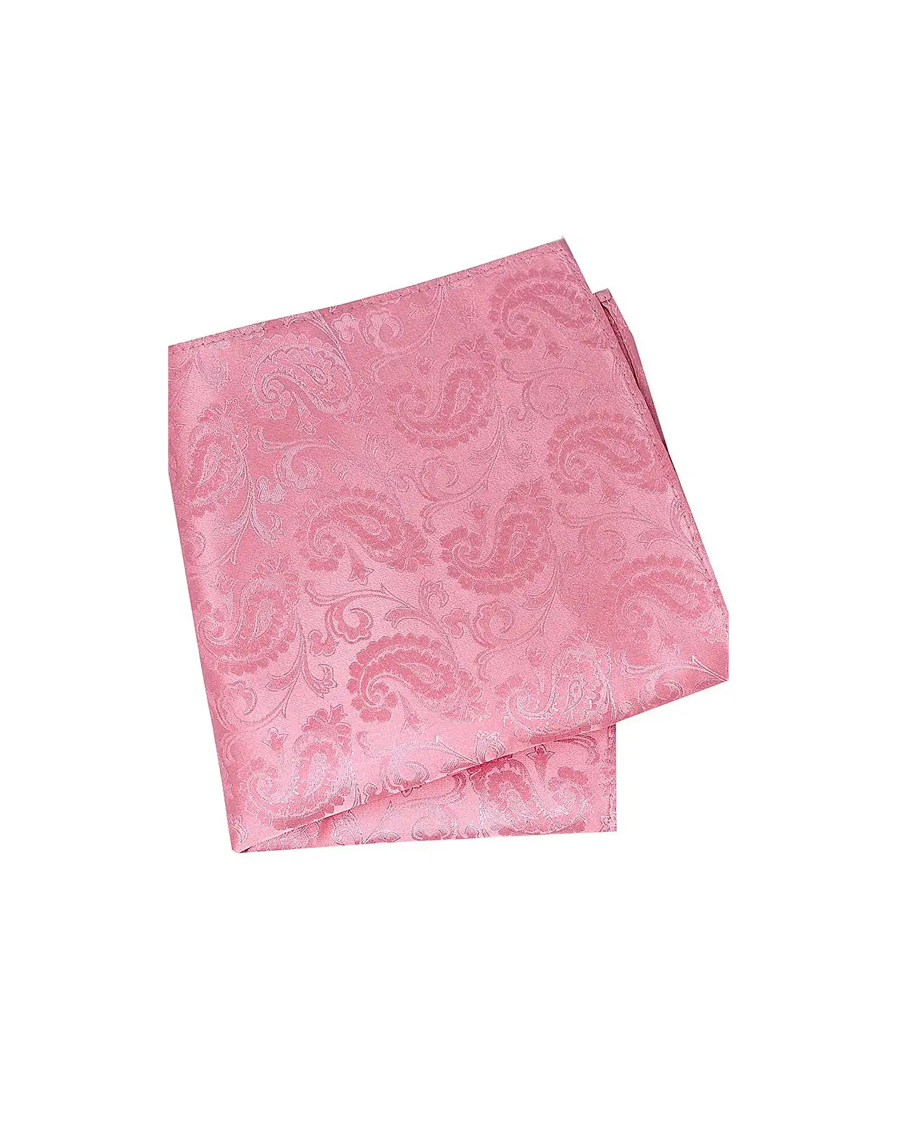 Pocket Square Soprano Ties Soprano Baby Pink Paisley Silk Pocket Square £9.00