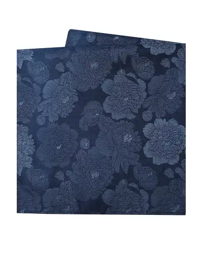 Pocket Square Soprano Ties Soprano Large Blue Flowers Luxury Silk Pocket Square £15.00