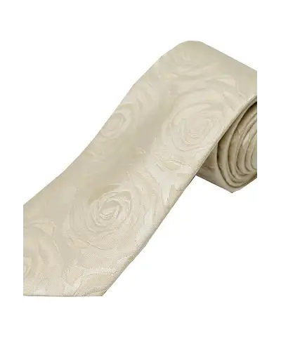 Silk Ties Soprano Ties Soprano Ivory Rose Wedding Silk Tie £21.00