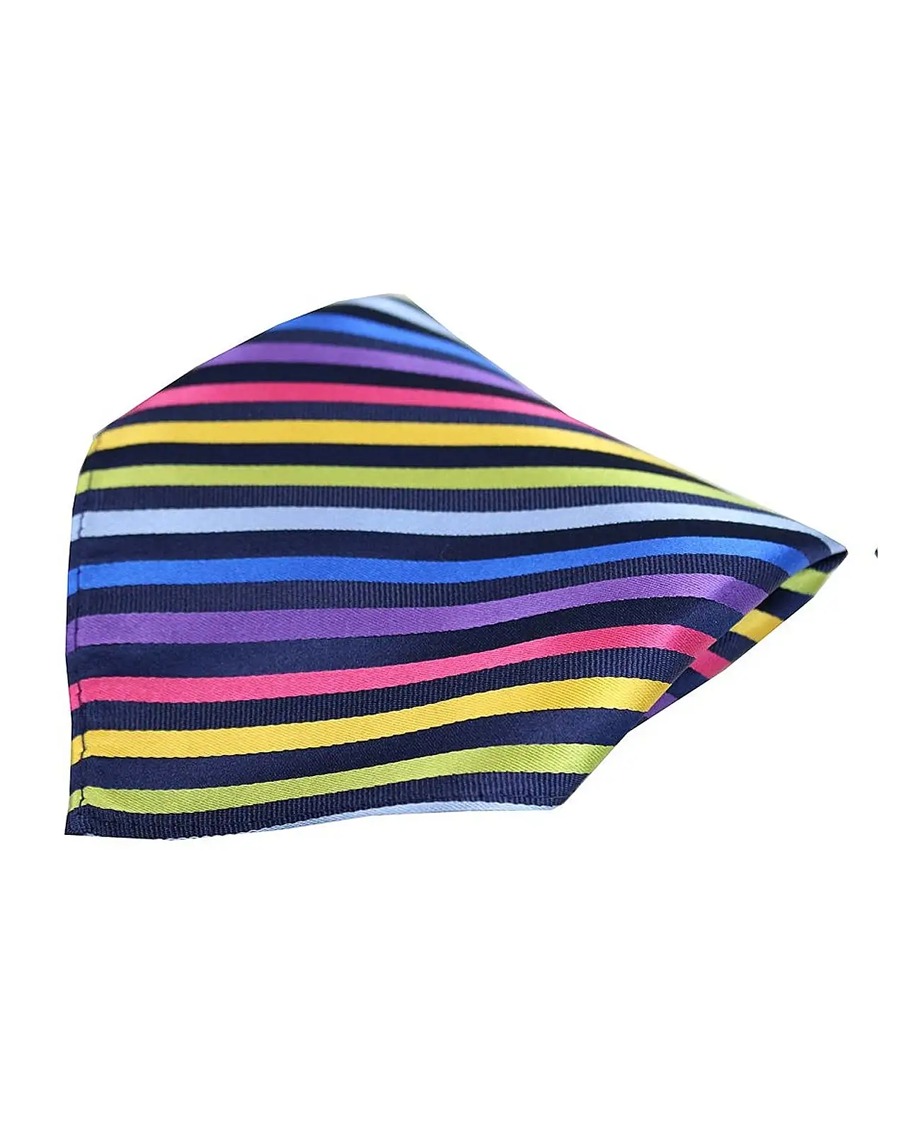 Pocket Square Soprano Ties Posh and Dandy Multicoloured Thin Stripes Luxury Silk Pocket Square £9.00