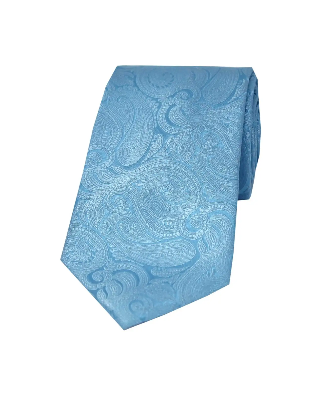 Paisley Ties Soprano Ties Soprano Sky Blue Tonal Paisley Silk Tie-ST-WST7203-B £24.00
