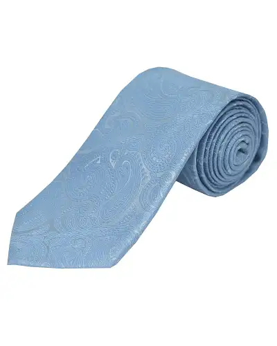 Paisley Ties Soprano Ties Soprano Sky Blue Tonal Paisley Silk Tie £24.00