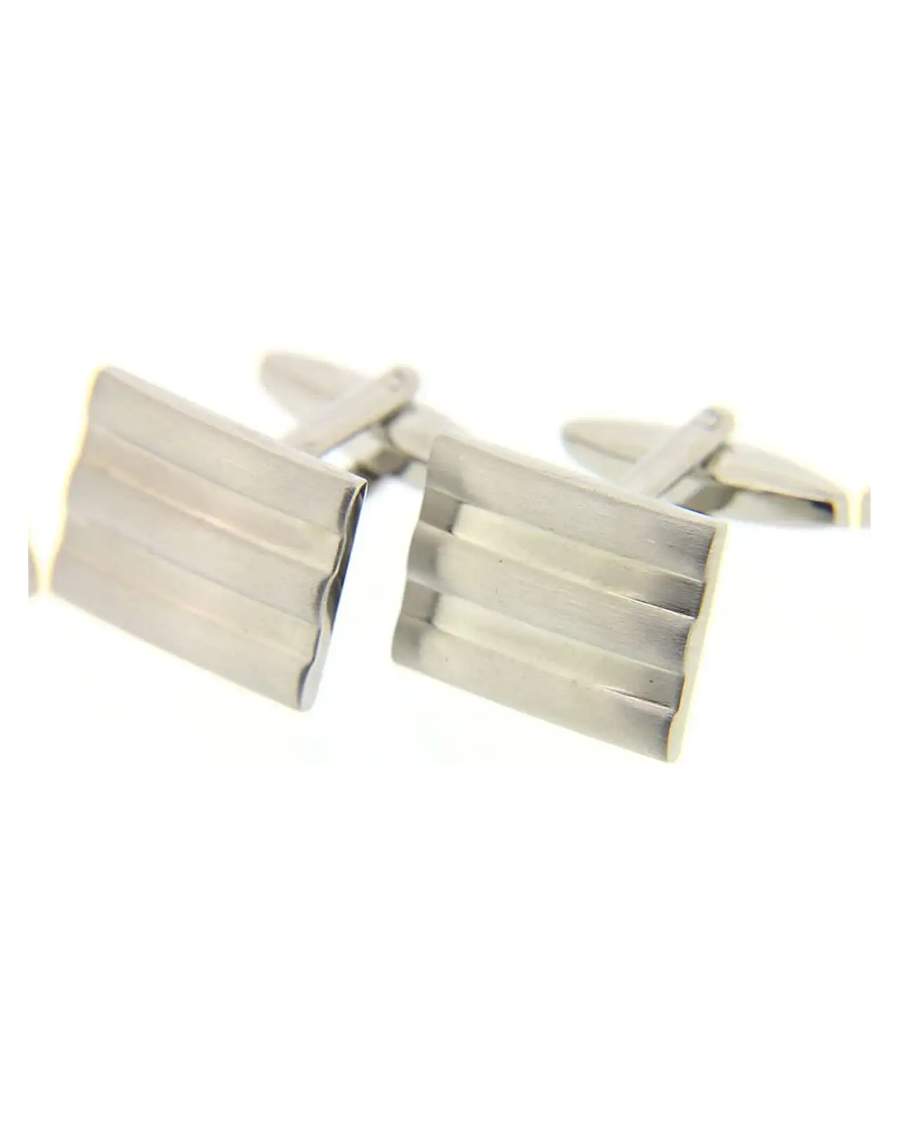 Cufflinks Soprano Ties Soprano Silver Coloured Rectangle Grill Cufflinks With Swivel Fitting £15.00