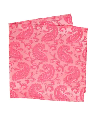 Pocket Square Soprano Ties Soprano Fuchsia Paisley Silk Pocket Square £9.00