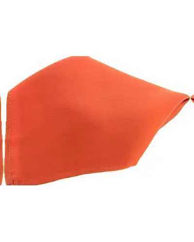 Pocket Square Soprano Ties Soprano Plain Burnt Orange Satin Silk Mens Pocket Square £9.00