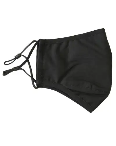 Face Masks Soprano Ties Plain Black 100pc Cotton Washable And Reusable Face Mask £5.00