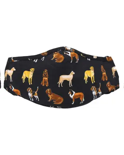 Face Masks Soprano Ties Variety Of Dogs 100pc Cotton Washable And Reusable Face Mask £5.00
