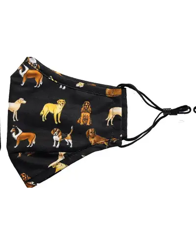 Face Masks Soprano Ties Variety Of Dogs 100pc Cotton Washable And Reusable Face Mask £5.00