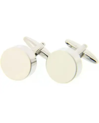 Cufflinks Soprano Ties Soprano Silver Coloured Round Cufflinks With Swivel Fitting £18.00