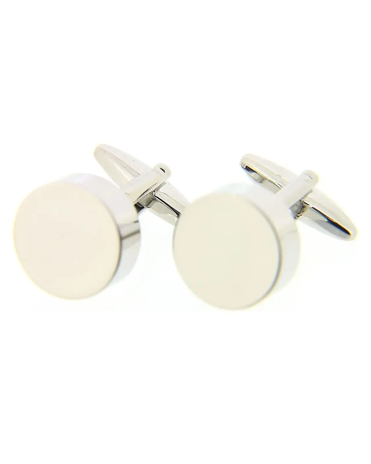 Cufflinks Soprano Ties Soprano Silver Coloured Round Cufflinks With Swivel Fitting £18.00