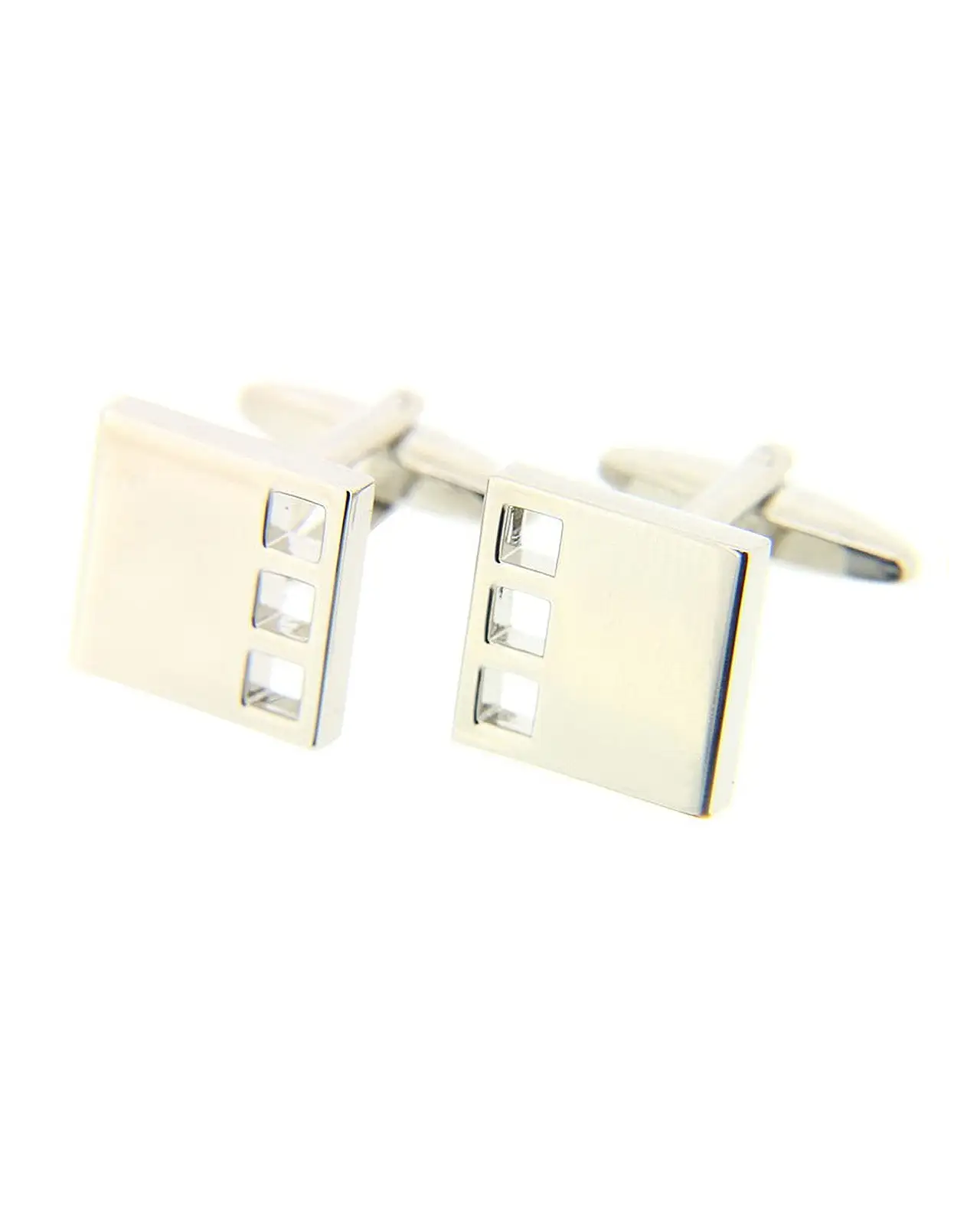 Cufflinks Soprano Ties Soprano Silver Coloured Square Cufflinks With Swivel Fitting £15.00