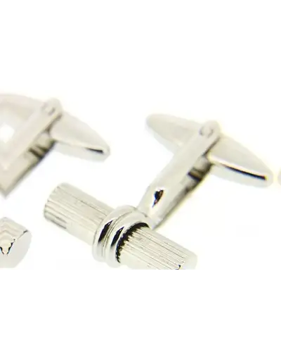 Cufflinks Soprano Ties Soprano Silver Coloured Scroll Cufflinks With Swivel Fitting £20.00