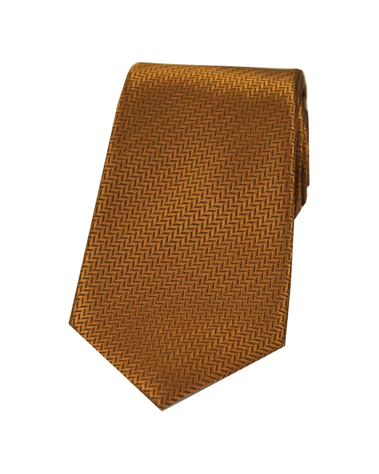 Silk Ties Soprano Ties Soprano Copper Herringbone Silk Tie £24.00