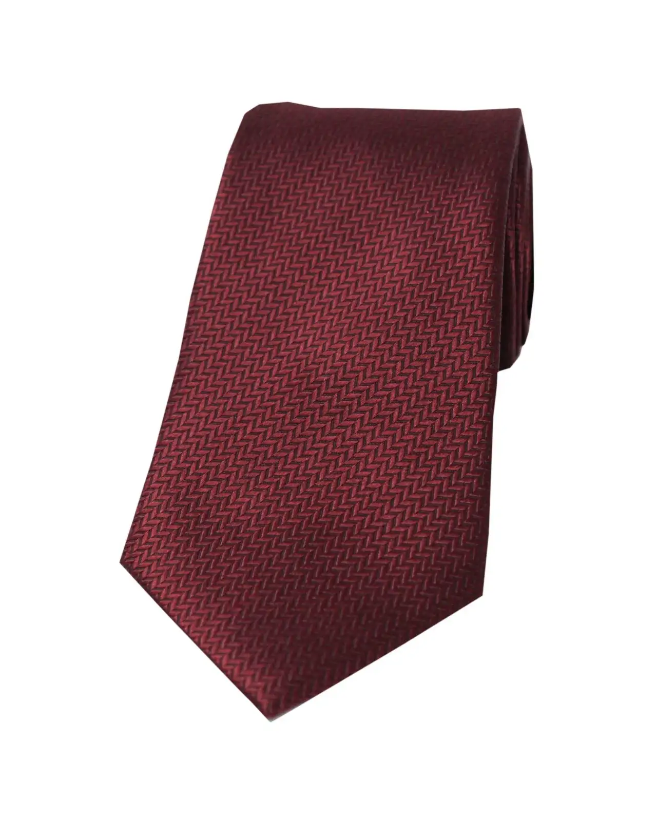 Silk Ties Soprano Ties Soprano Cherry Herringbone Silk Tie £24.00