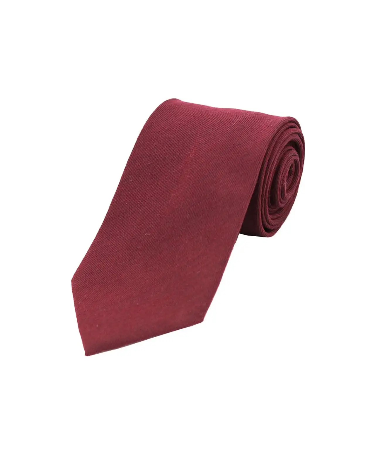 Wool Ties Soprano Ties Soprano Plain Burgundy Wool Rich Tie £21.00