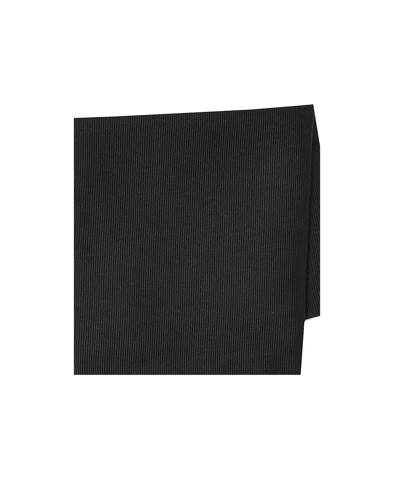 Pocket Square Soprano Ties Soprano Plain Black Diagonal Twill Mens Silk Pocket Square £15.00