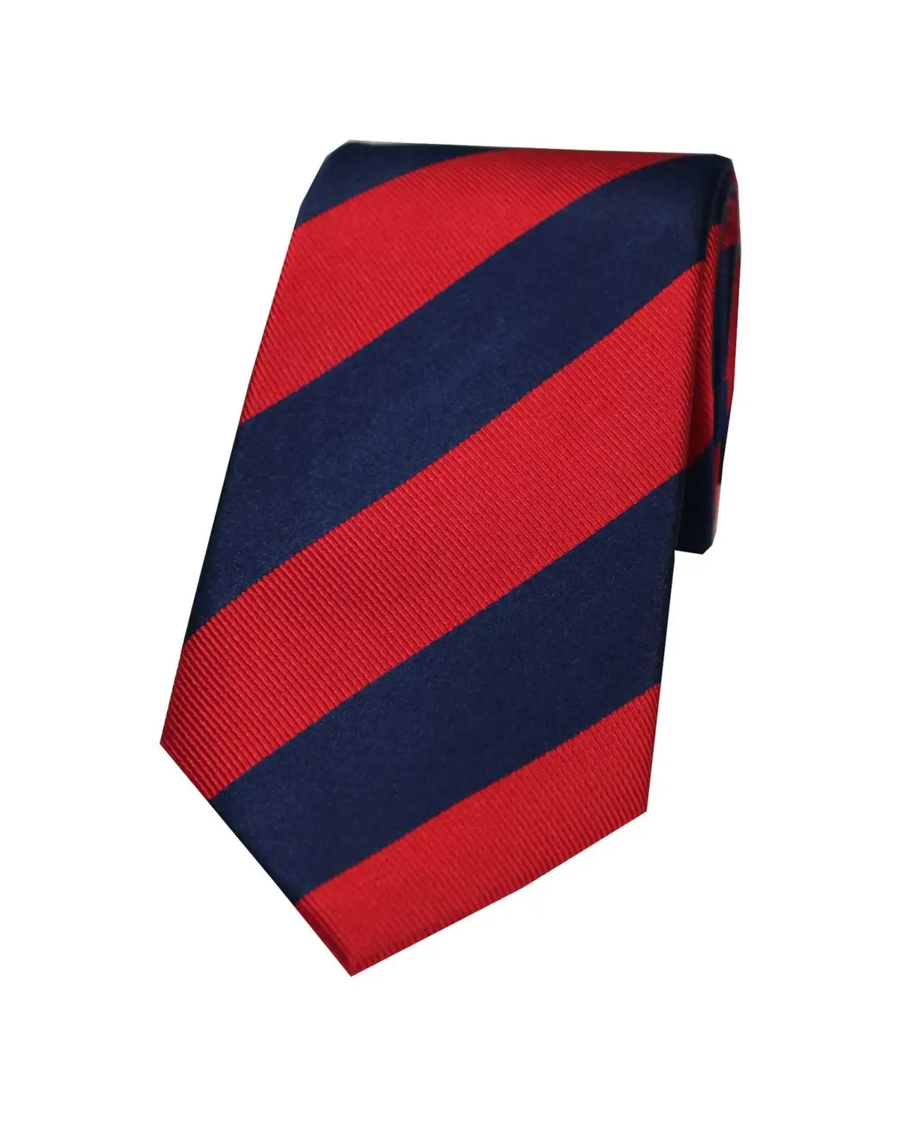 Silk Ties Soprano Ties Soprano Red And Navy College Striped Silk Tie £24.00