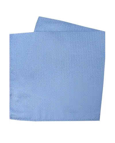 Pocket Square Soprano Ties Soprano Sky Blue Herringbone Silk Pocket Square £15.00