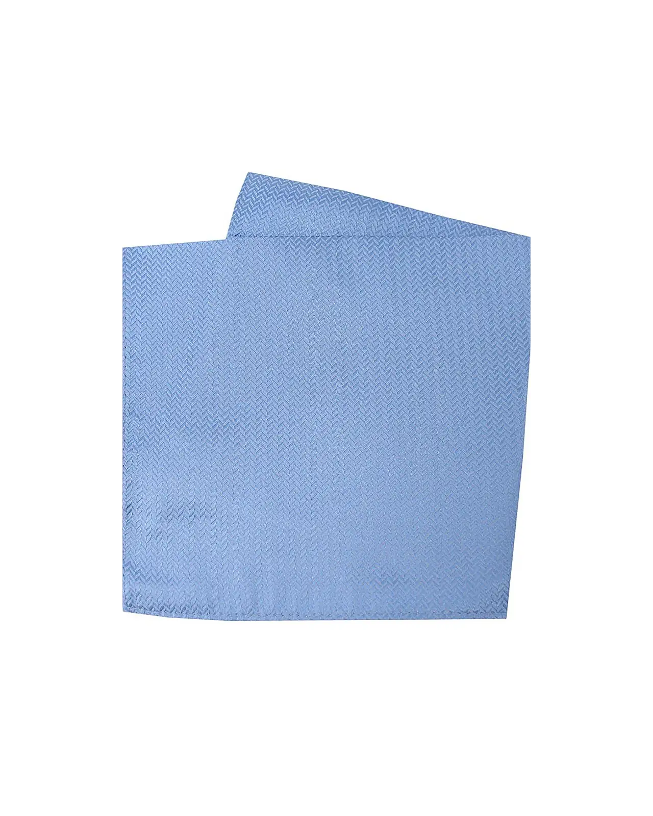Pocket Square Soprano Ties Soprano Sky Blue Herringbone Silk Pocket Square £15.00