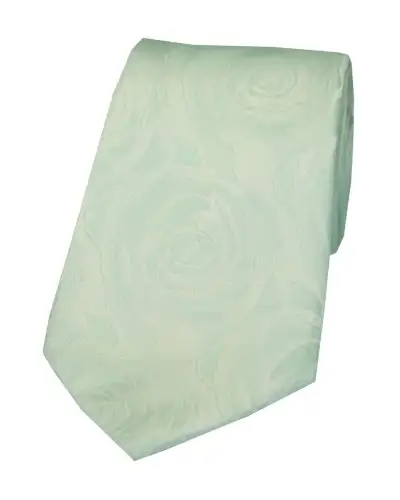 Silk Ties Soprano Ties Soprano Sea Green Rose Wedding Silk Tie £15.00