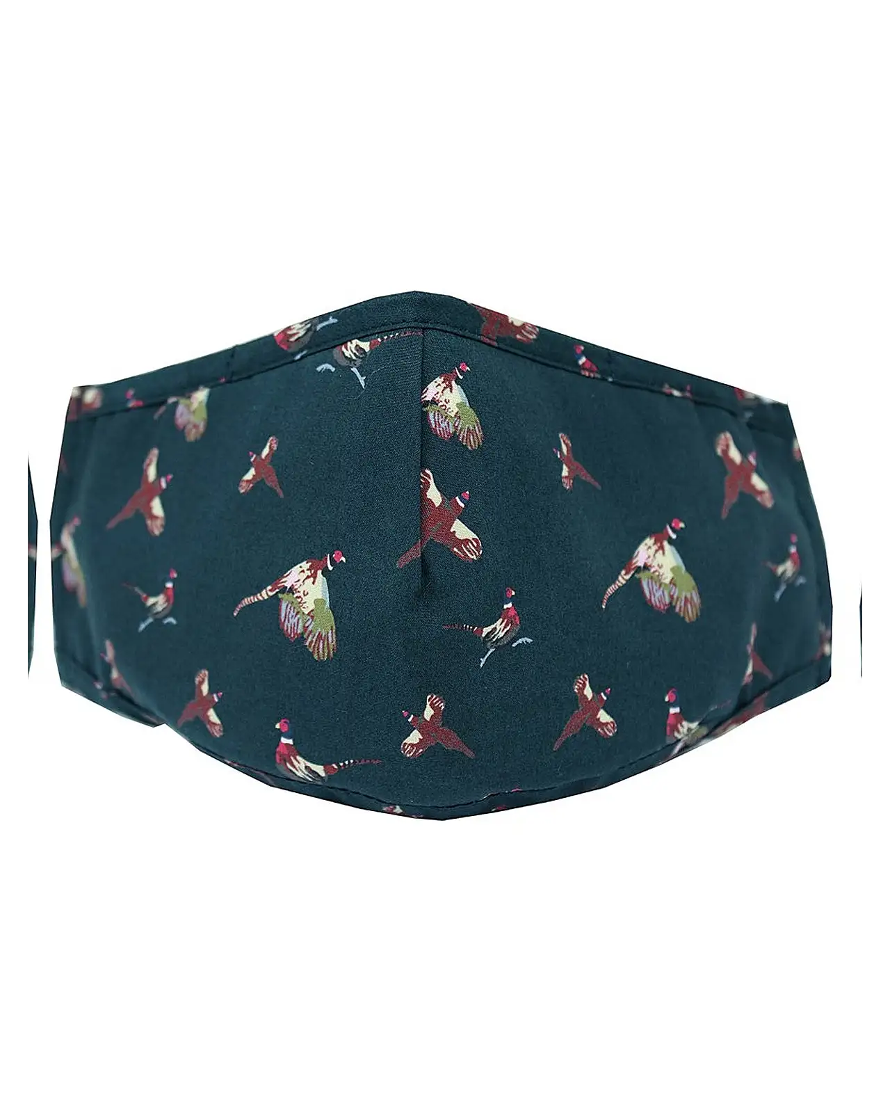Face Masks Soprano Ties Navy Flying Pheasants 100pc Cotton Washable And Reusable Face Mask £5.00