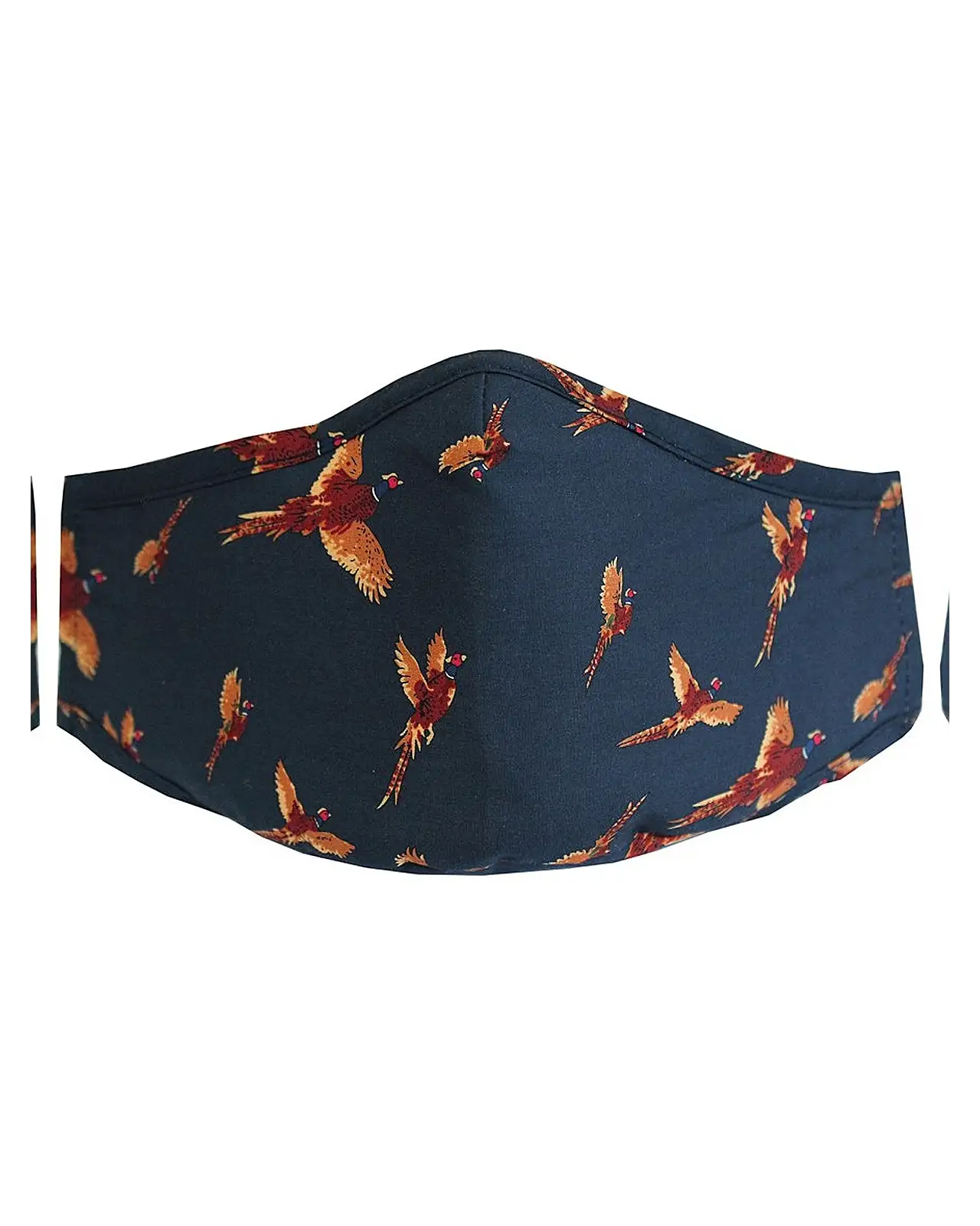 Face Masks Soprano Ties Navy Flying Pheasants Washable And Reusable 100pc Cotton Face Mask £5.00